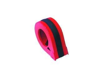 Red and black 50 mm handheld packing tape dispenser for PVC and PP tape