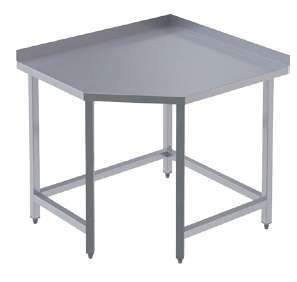 RST-kulmapöytä, RST-kulmapöytä ruostumattomasta teräksestä valmistettu työpöytä.