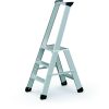 Seventec S professional aluminium platform stepladder with tool tray