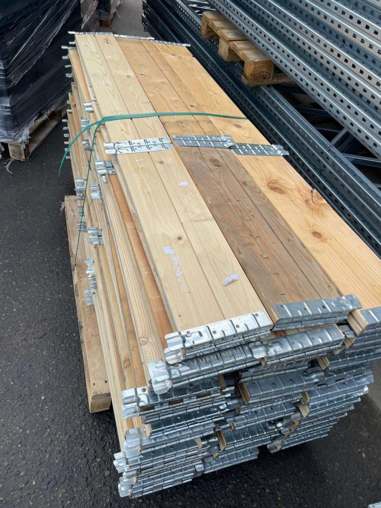 Hopfällda begagnade pallkragar i trä för EUR-pall 1200 × 800 mm