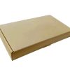 Flat cardboard mailing box for letter-mail shipments
