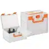CEMO Li-SAFE lithium battery transport boxes with fire protection lining