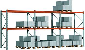 Pallställage Constructor P90 för FIN-pall – 18 pallplatser