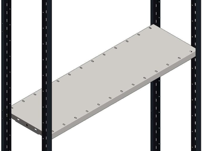 Constructor S90 hyllplan till småvaruhylla, grå RAL 9002