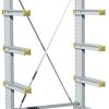Dexion light-duty single-sided cantilever racking bay with two uprights and cantilever arms