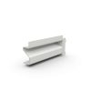 Dexion longspan shelving beam with reversible Z-profile, light grey RAL 9002