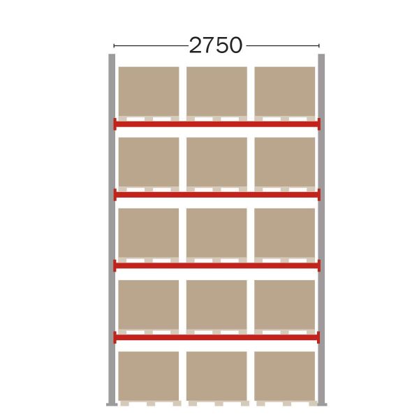 Pallet Racking Base Pad Dexion P90 | Pallet Racking Starter Bay | 15 Euro Pallets - THTT