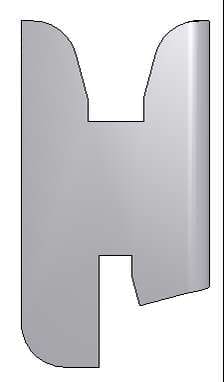 Dexion S90 T35 shelf bracket for T35x50 upright