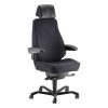 Director 24/7 control room chair with headrest, lumbar support and soft castors