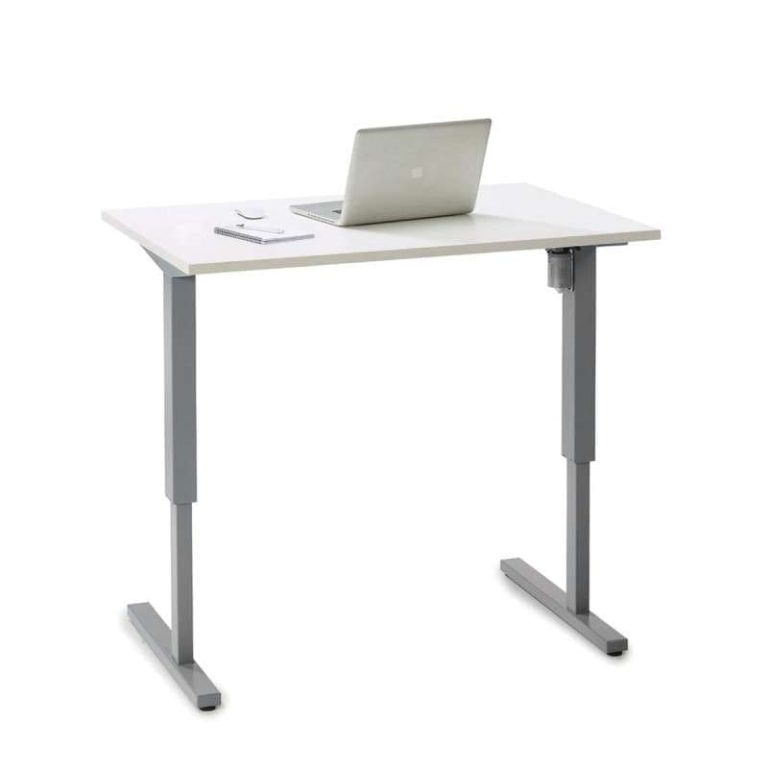Electric height adjustable desk for ergonomic office workstations