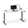 Economy Flex electric standing desk with black frame