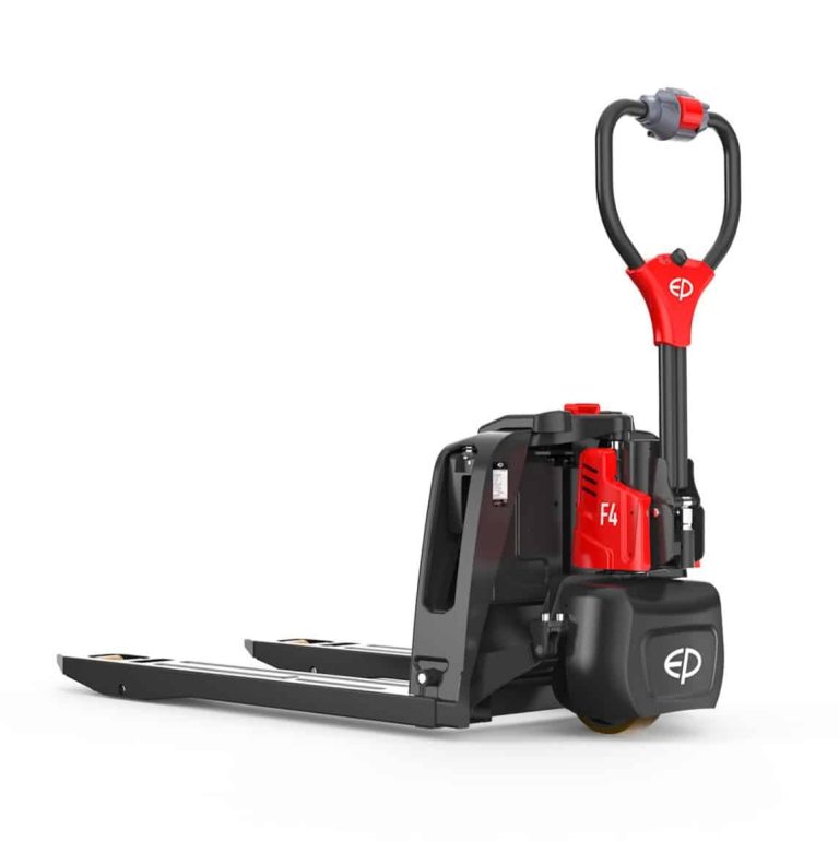 EP F4 electric pallet truck 1500 kg, compact 590 mm Li‑ion model