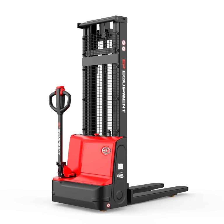 EP DS3 electric pallet stacker 1500 kg with Li-ion battery and duplex mast