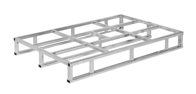 EUR steel pallet 1200 x 800 mm made from electro-galvanised steel