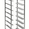Electro-galvanised Euro container trolley for 11 x 600 x 400 mm boxes