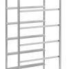 Euro container trolley for 8 600 x 400 mm Euro boxes with electro-galvanised frame