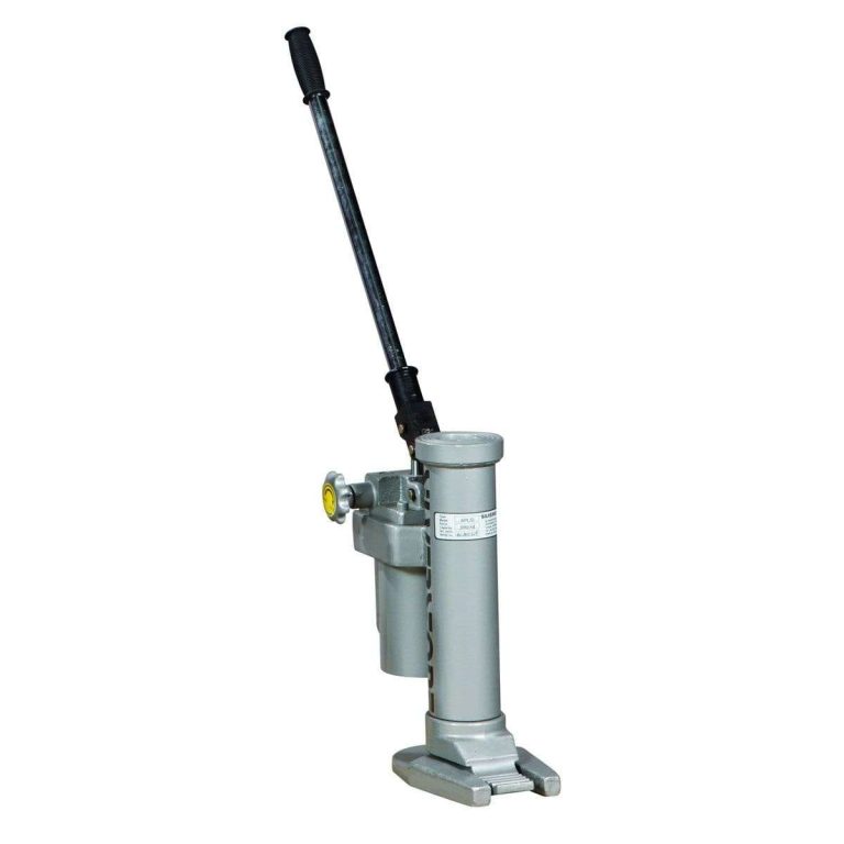 Hydraulisk maskindomkraft 5 ton med 360° roterbar kropp och 25 mm lyftfot