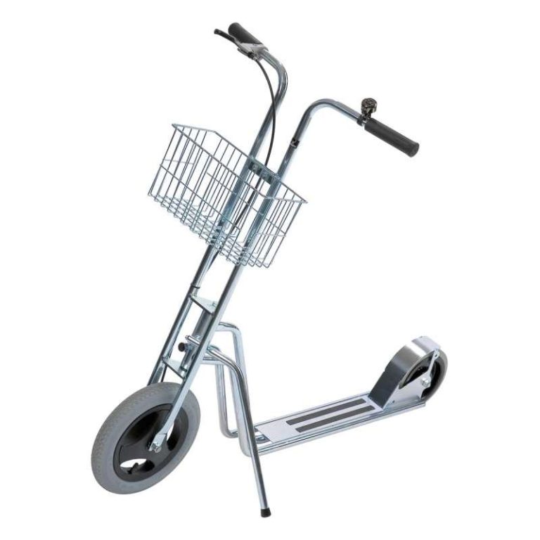 Industrisparkcykel 65 med trumbroms, Ø 310 mm luftgummihjul och elförzinkad stålram i lagergång