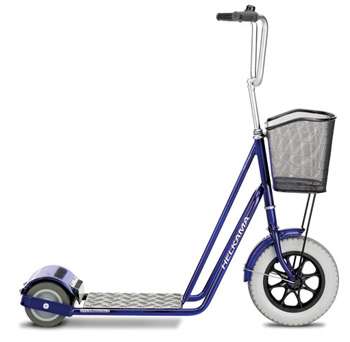 Helkama Strolly industrisparkcykel, trehjulig med två bakhjul och framkorg, svart ram.