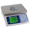 LAC piece counting scale with stainless steel platform and backlit three-line LCD display