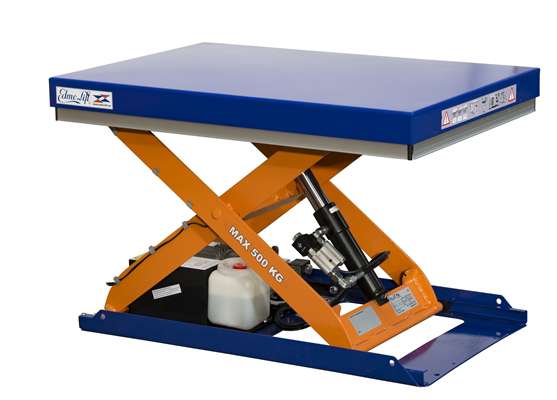 EdmoLift C-serie enkelsaxat lyftbord för materialhantering