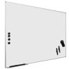 Magnetisk whiteboard med emaljerad stålyta och aluminiumram