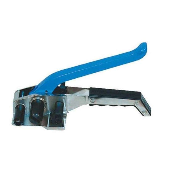 Manual strap tensioner for lashing straps 19–50 mm