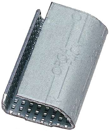 16 mm galvanised steel metal strapping seal for PP and PET plastic strapping