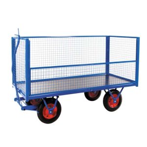 Nätsidor till Heavy Duty-flakvagn 2000 x 1000 mm, höjd 800 mm