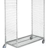 Modular order picking trolley with wire mesh panels and 300 kg load capacity