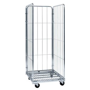Stapelbar pallbur och rullcontainer