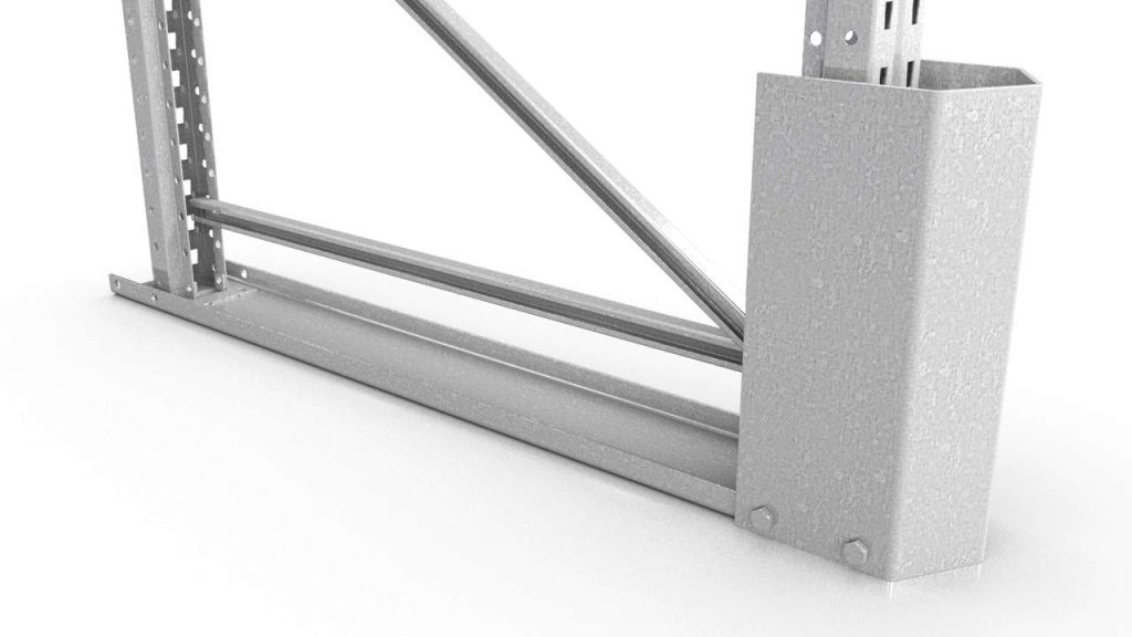 Floor Rail U150 for Pallet Racking on Asphalt | Galvanised - THTT