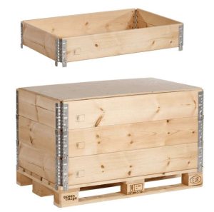 Pallkragar för EUR‑, FIN‑ & halvpall – vikbar & stapelbar