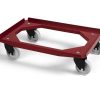 Plastic Euro container dolly for 600 x 400 mm boxes