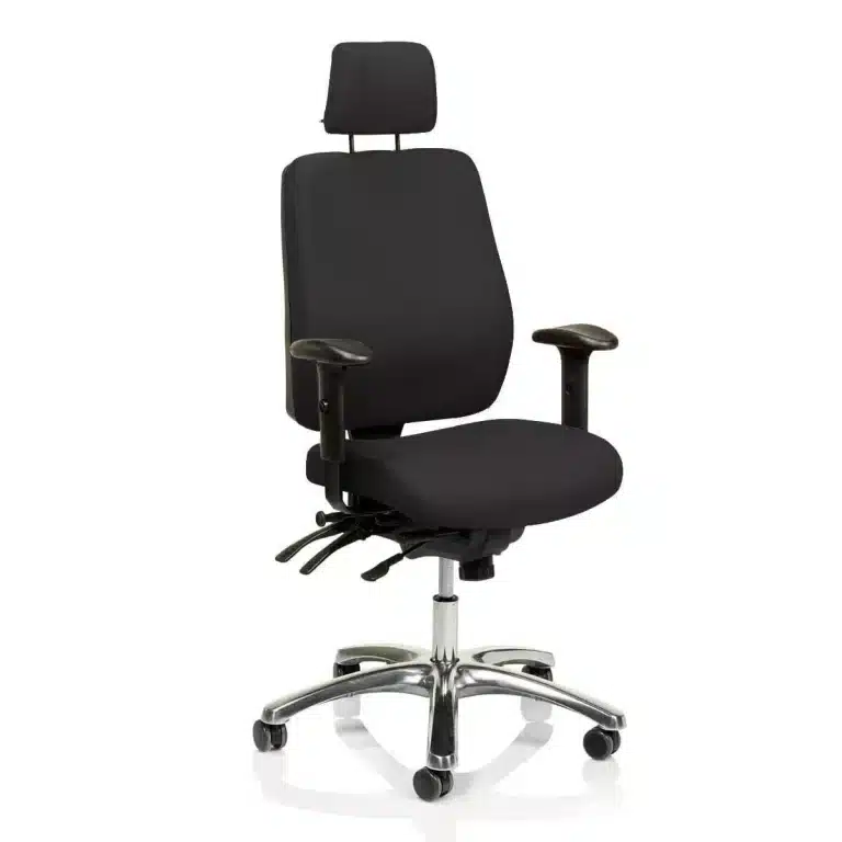 Pro 40 ergonomic office chair with headrest and adjustable armrests