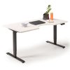 Pro ergonomic desk top with rounded cut-out for electric height adjustable desk