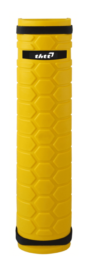 Yellow THTT rack upright protector (PE) with honeycomb surface for pallet racking uprights