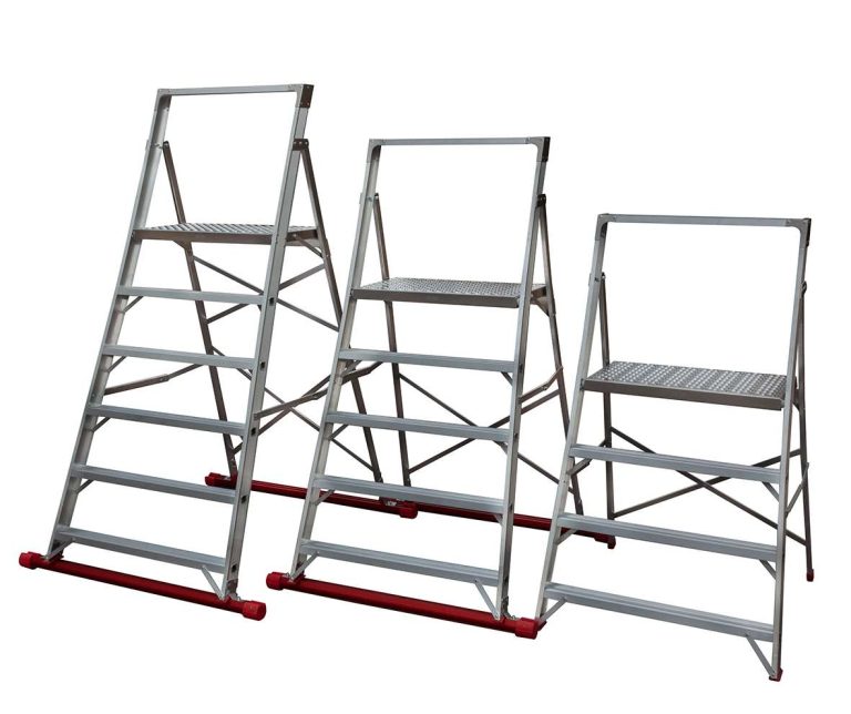 ReTee wide platform steps in 4, 5 and 6-step models