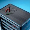 Rib ’n’ Roll fine ribbed rubber matting on a workshop tool trolley