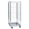 Rullcontainer med 3 sidor, 400 kg och mått 720 × 800 × 1800 mm