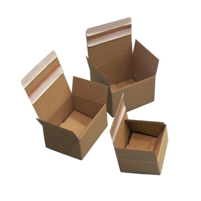 Self-Seal Postal Boxes with Automatic Bottom and Tear Strip (Bundle of 10)