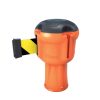 Skipper 9m retractable barrier unit with black/yellow tape