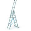 Skymaster X 3-part aluminium combination ladder in freestanding A-frame position