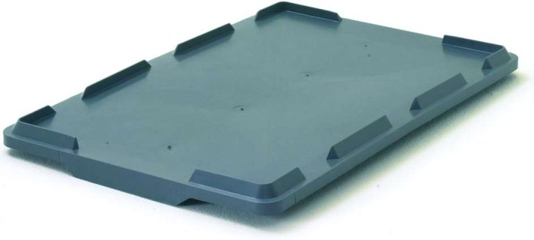 Grey storage box lid for 600 x 400 mm moving box