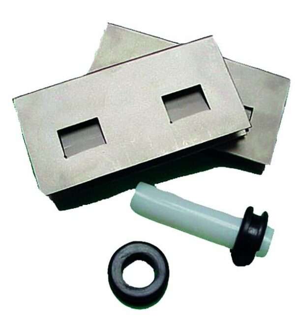 Sump‑to‑Sump drain kit linking two low‑profile spill decks to form a continuous floor sump