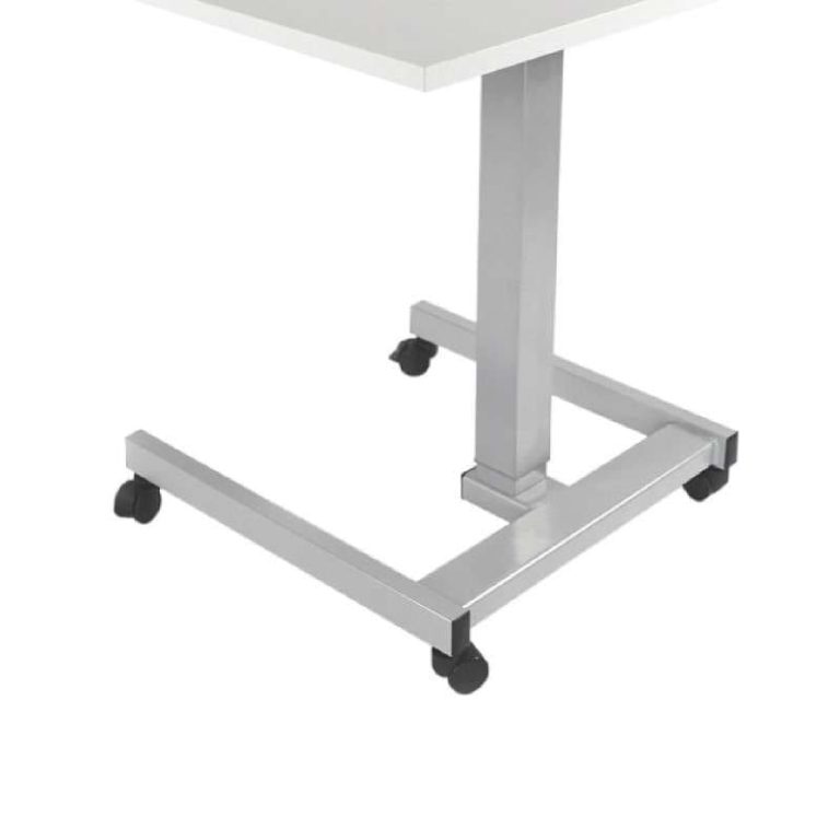 Table caster set for Quadro & Pops, Ø 40 mm, 2 braked, twin‑wheel soft rubber castors