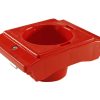 Red ISO tool holders for mounting on a cone rack. Each holder is secured to the rack with a screw. Suitable for the cone racks fitted to the Fitter’s trolley 3 (C73041003).