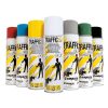 TRAFFIC 500 ml line marking spray paint cans in seven colours