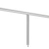 Treston AKK monteringsram för WB-arbetsbord i eloxerad aluminium