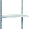 ESD-protected Treston steel shelf M750 M900 for industrial workbench
